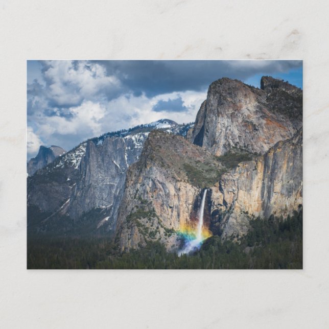 Postal Waterfalls | Bridal Veil Falls Yosemite California (Anverso)