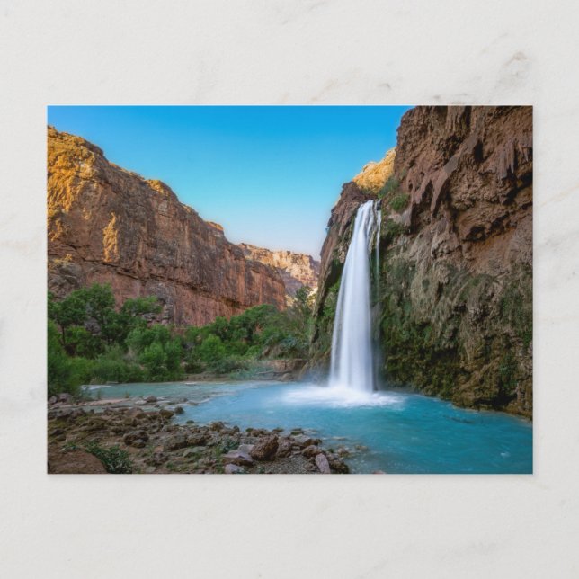 Postal Waterfalls | Havasu Falls at Sunset (Anverso)