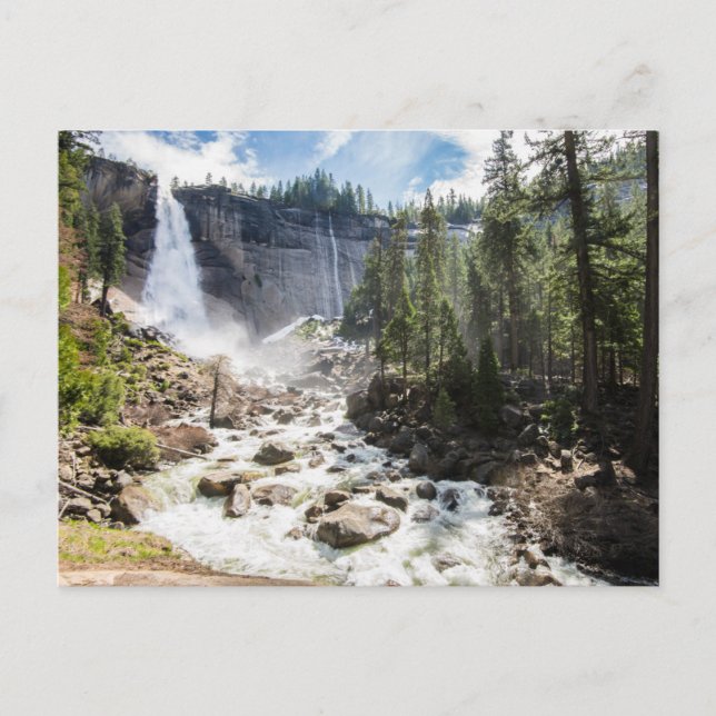 Postal Waterfalls | Nevada Fall, Yosemite, CA (Anverso)