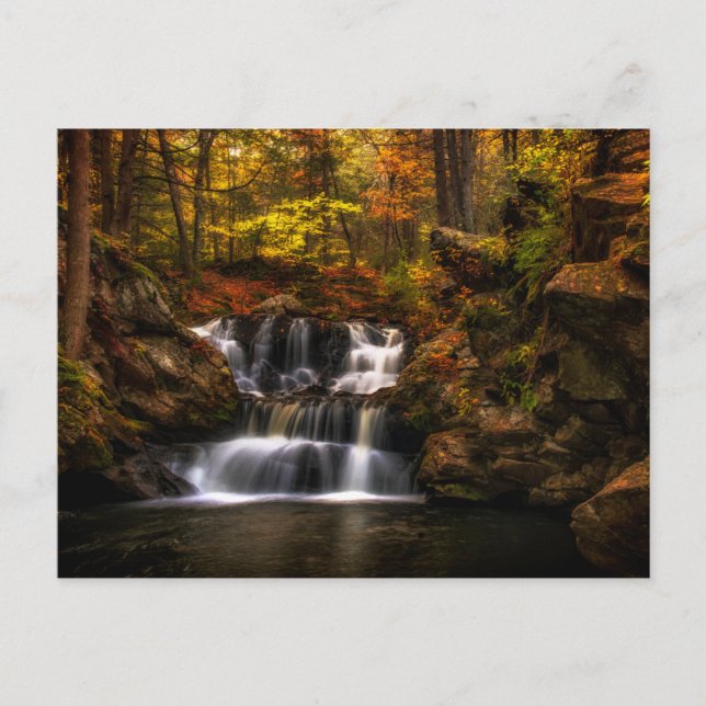 Postal Waterfalls | New England Connecticut (Anverso)