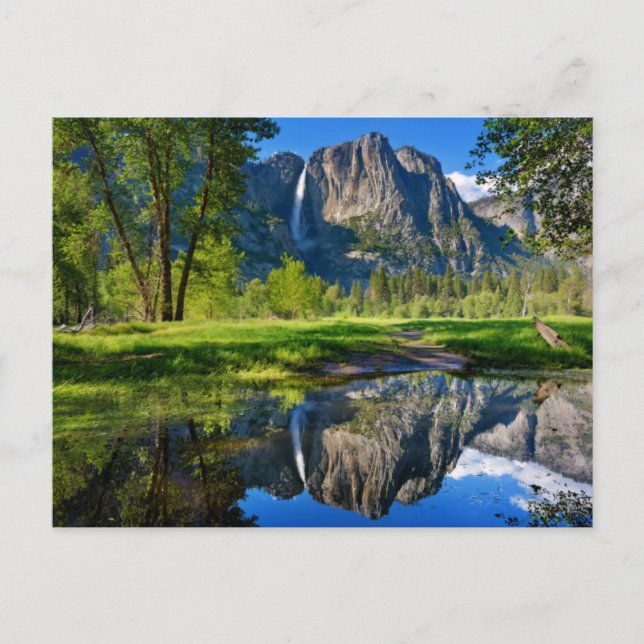 Postal Waterfalls | Yosemite Falls, California (Anverso)