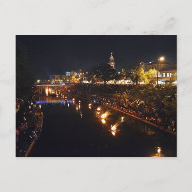 Postal WaterFire Kansas City (Anverso)