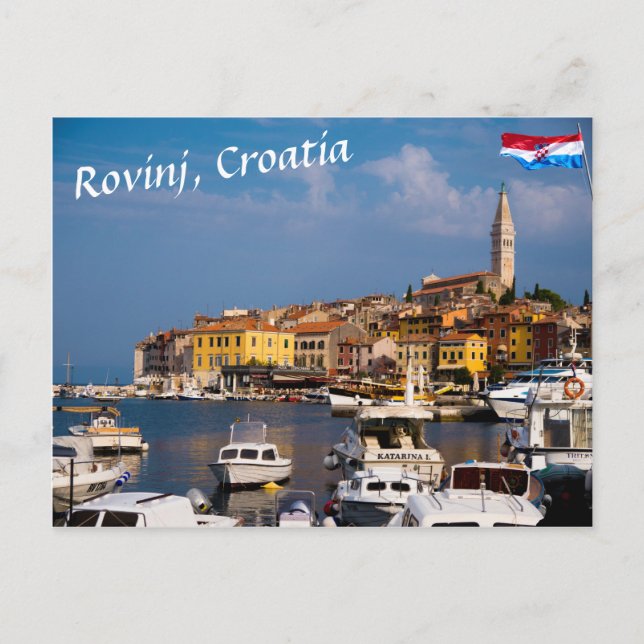 Postal Waterfront de Rovinj, Croacia (Anverso)