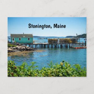 Postal Waterfront en Stonington, Maine
