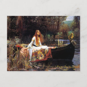 Postal Waterhouse La Dama de Shalott