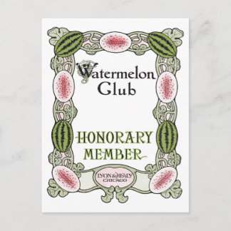 Postal Watermelon Club Ragtime