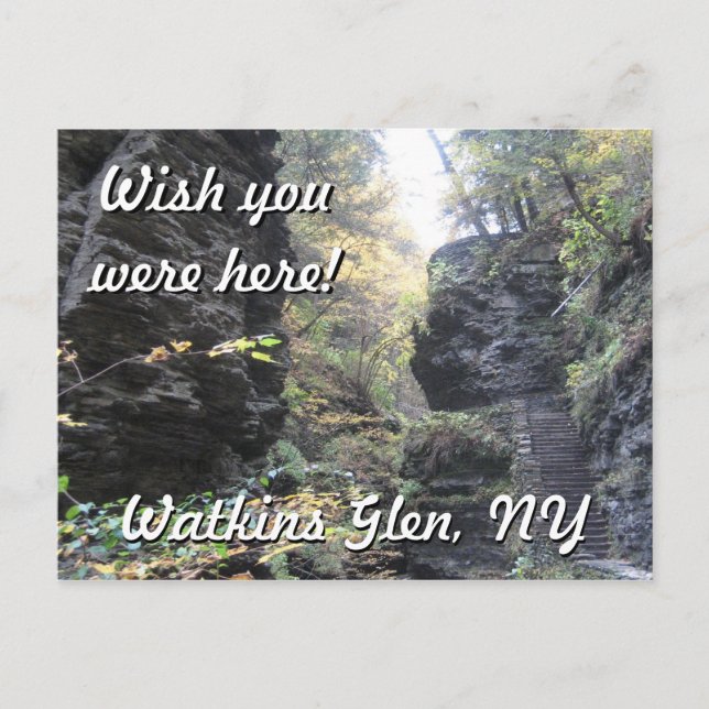 Postal Watkins Glen, N.Y. (Anverso)
