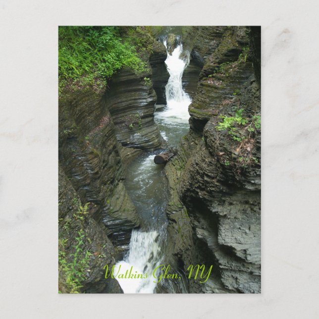 Postal Watkins Glen, NY. Foto de: ... (Anverso)