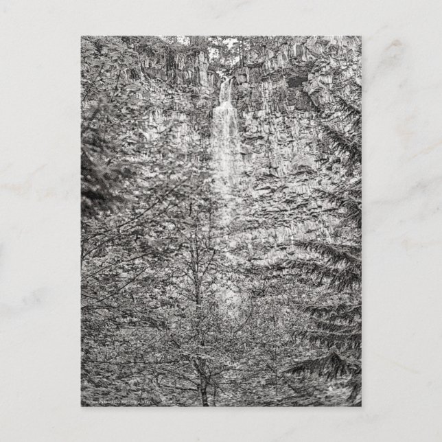 Postal Watson Falls (Anverso)