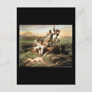 Postal Watson y el tiburón, de John Singleton Copley