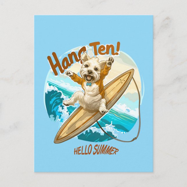 Postal Waves y Woofs (Anverso)