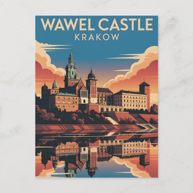 Postal Wawel Castle Krakow (Anverso)