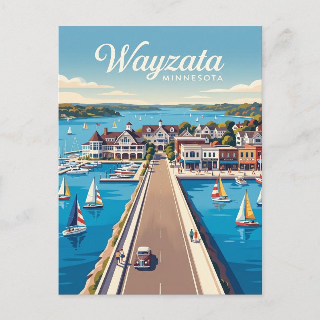 Postal Wayzata EE. UU. (Anverso)
