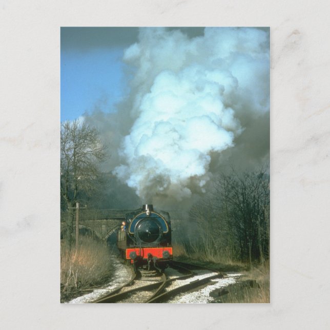 Postal WD 0-6-0 Fred deja a Haworth en Worth Valley (Anverso)