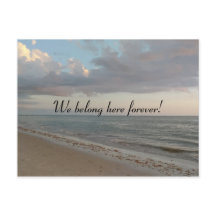 We belong here forever Cute Beach Picture