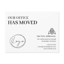 We Have Moved Office Business Address Change