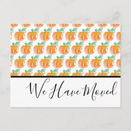 Postal We Have Moved Post Card