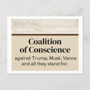 Postal We the People Coalition of Conscience Ides Trump