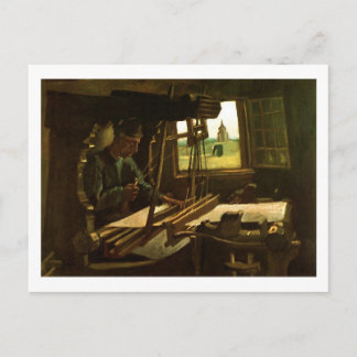 Postal Weaver cerca de un Bella Artes de Van Gogh con ven