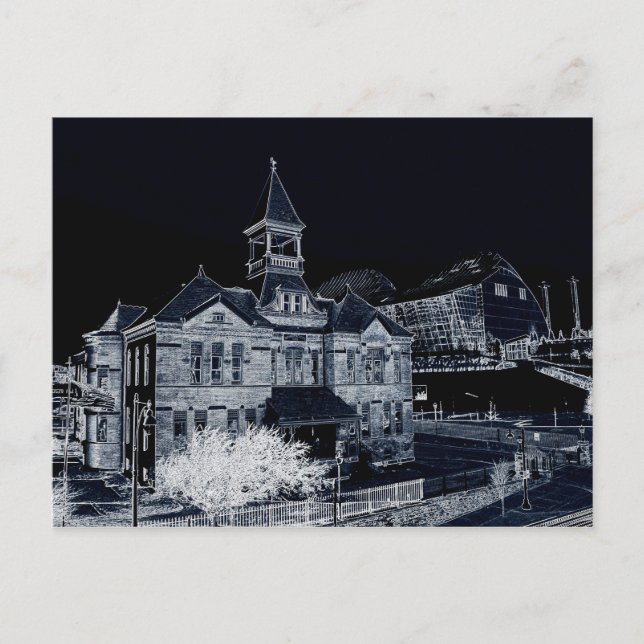 Postal Webster House y el Centro Kauffman (Anverso)