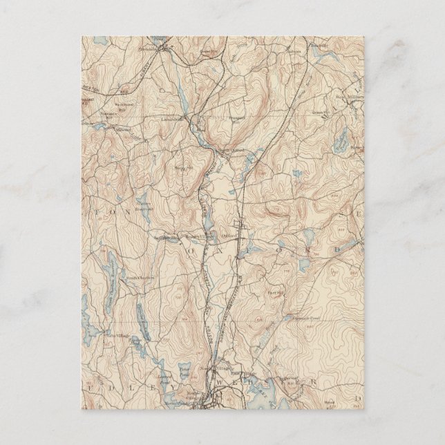 Postal Webster, Massachusetts (Anverso)