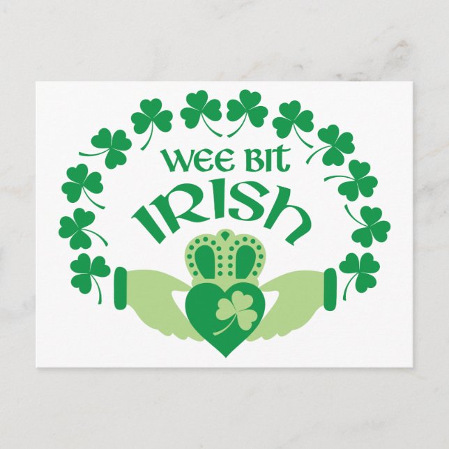 Postal Wee Bit Irish (Anverso)