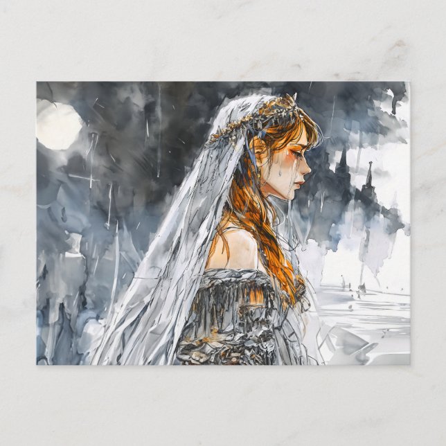 Postal Weeping Princess Rosstrappe Legend Fantasy Scene (Anverso)
