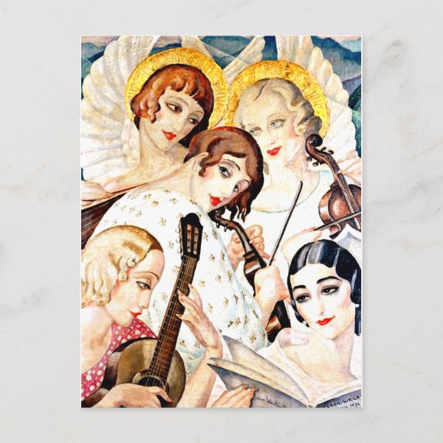 Postal Wegener - Un Humblement Johann Sebastian Bach (Anverso)