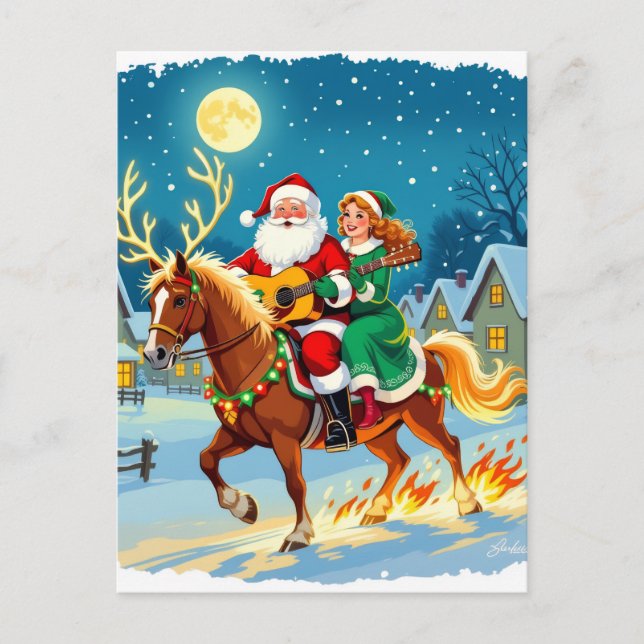 Postal „Weihnachtliche Harmonie“ (Anverso)