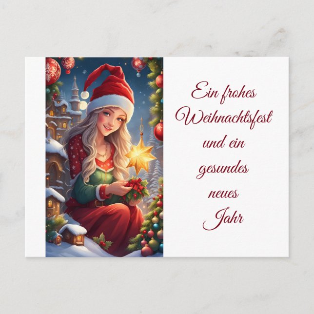 Postal Weihnachtsgrüße (Anverso)