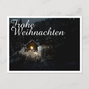 Postal Weihnachtsgrüße mit Hexenhaus