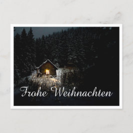 Postal Weihnachtsgrüße mit Hexenhaus