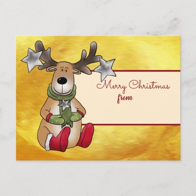 Postal Weihnachtsgrüsse, personaiesiert Postkarte (Anverso)