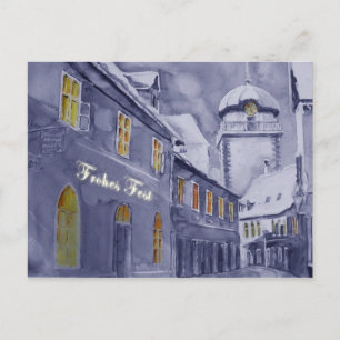 Postal Weihnachtskarte Leoben