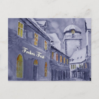 Postal Weihnachtskarte Leoben