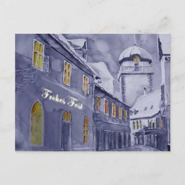 Postal Weihnachtskarte Leoben (Anverso)