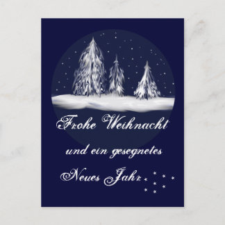 Postal weihnachtstannen - postkarte
