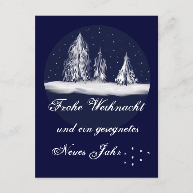 Postal weihnachtstannen - postkarte (Anverso)