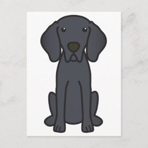 Postal Weimaraner Dog Personalizado