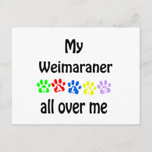Postal Weimaraner Walks Design
