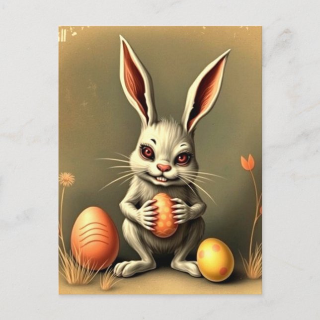 Postal Weird Easter Bunny (Anverso)