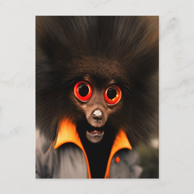 Postal Weird Furry Creature  (Anverso)
