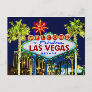 Postal Welcome to Las Vegas Postcard