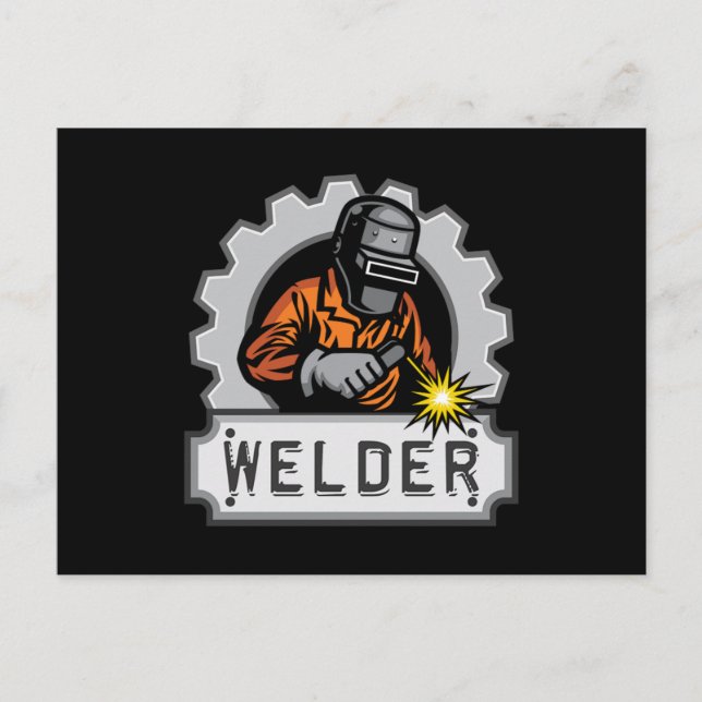 Postal Welder Welding Metal Gift Welders Profession Gift (Anverso)