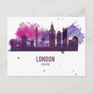 Postal Wellcoda London Capital City Reino Unido Inglaterr