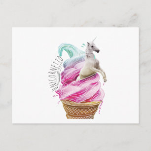 Postal Wellcoda Unicorn Cornetto Fun Ice Cream