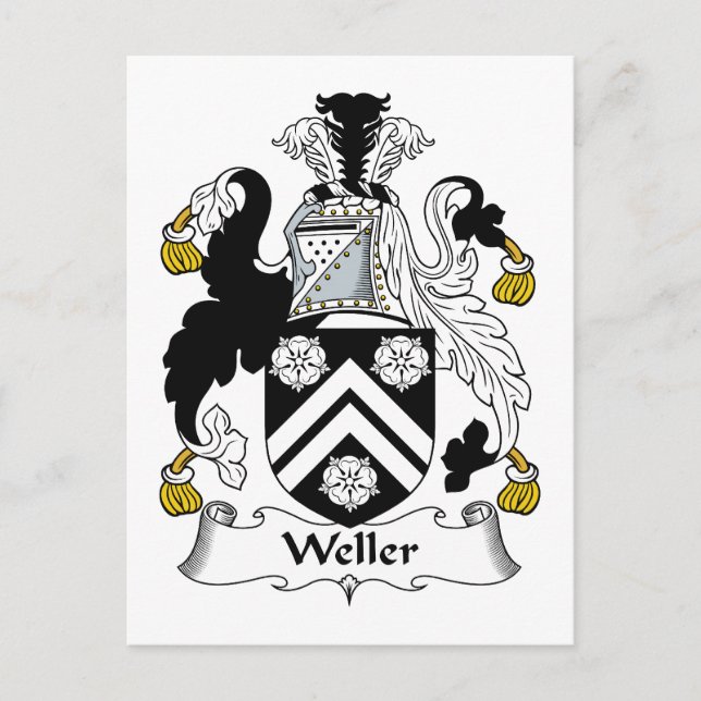 Postal Weller Family Crest (Anverso)
