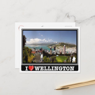 Postal Wellington - Me encanta - Nueva Zelanda -
