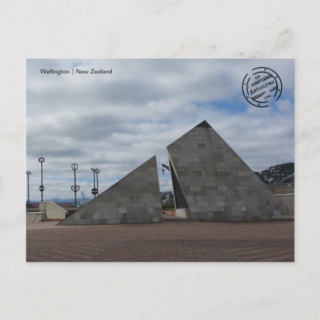 Postal Wellington (Neuseeland) Postkarte (Anverso)