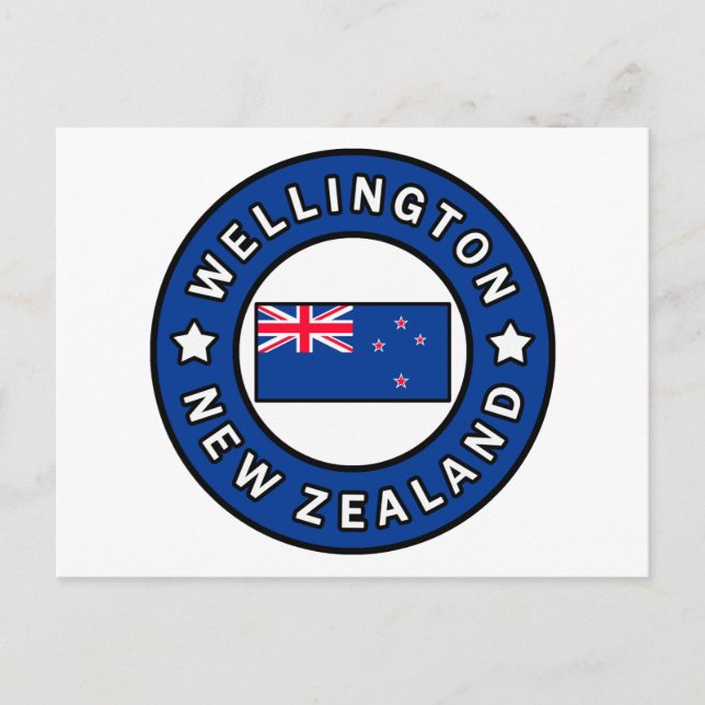 Postal Wellington Nueva Zelanda (Anverso)